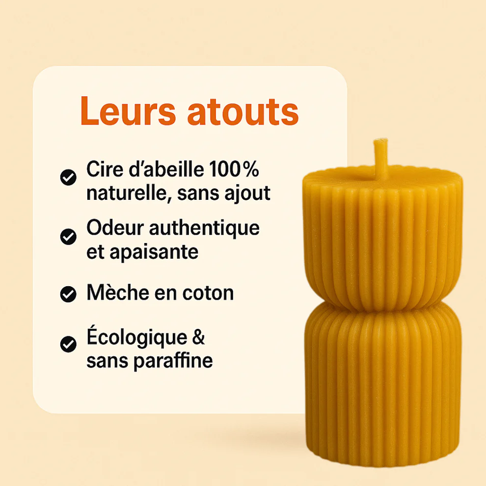 Coffret Duo Bougies Alvéole - Harmonie & Équilibre