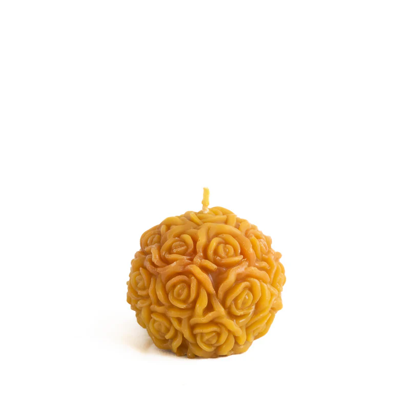 Bougie Thérapeutique Alvéole – Cire d’Abeille & Orange Épicée